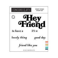 Concord & 9th Clear Stamps Sweet Stems