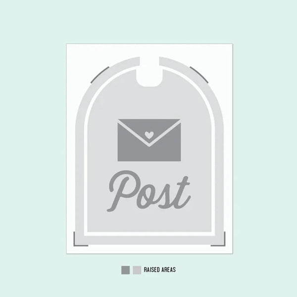 Concord & 9th Embossing Folder Happy Mail