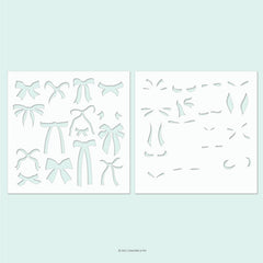 Concord & 9th 2pc Stencil Perfectly Tied