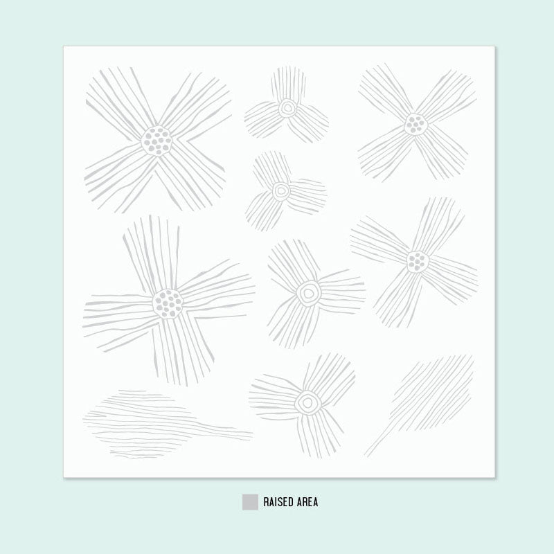 Concord & 9th Embossing Folder Paper Posy