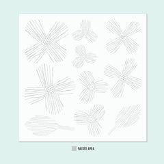 Concord & 9th Embossing Folder Paper Posy
