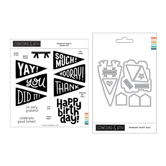 Concord & 9th 2pc Pennant Party