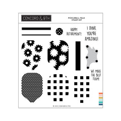 Concord & 9th Clear Stamps Pickleball Pals