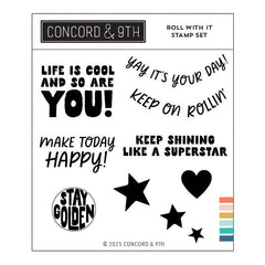 Concord & 9th Clear Stamps Roll With It