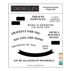 Concord & 9th Clear Stamps Window Wishes