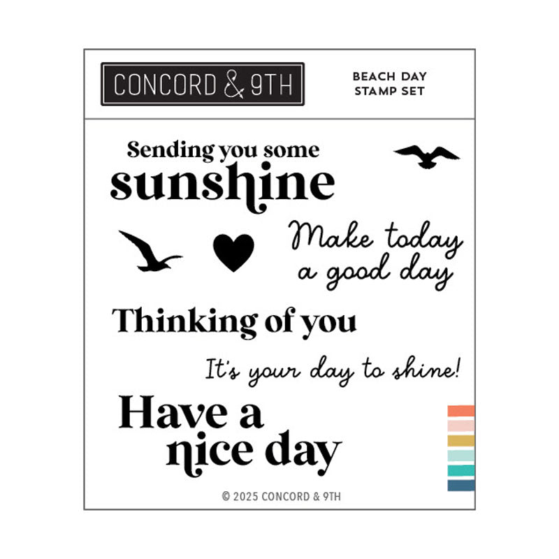Concord & 9th Clear Stamps Beach Day