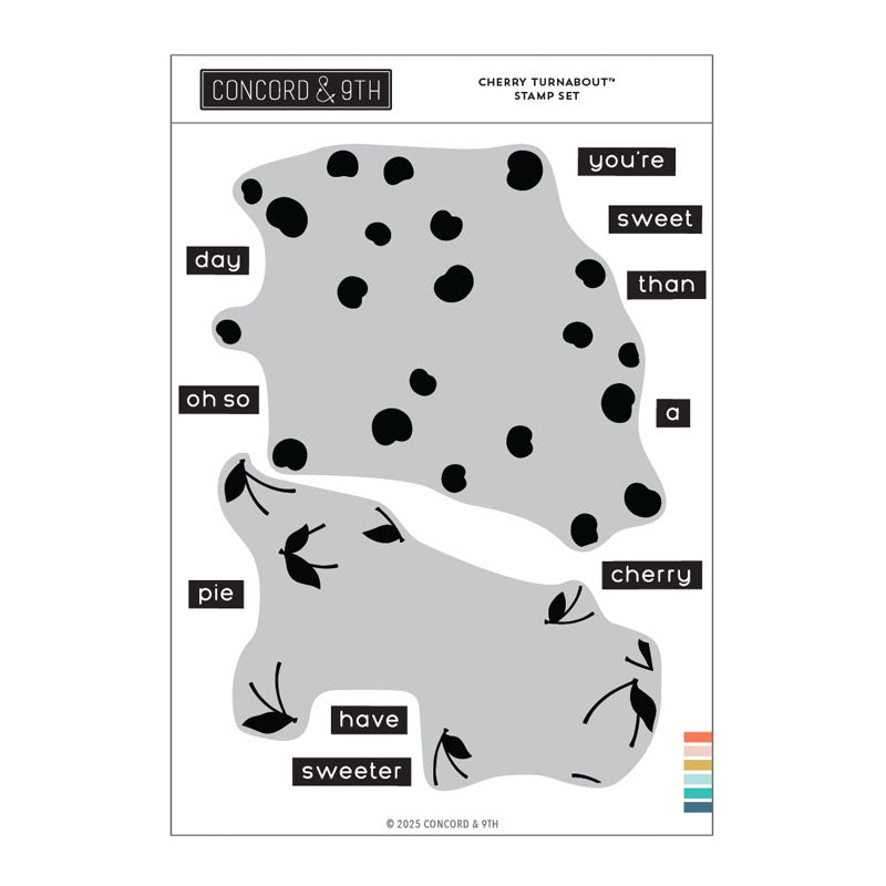 Concord & 9th Clear Stamps Cherry Turnabout
