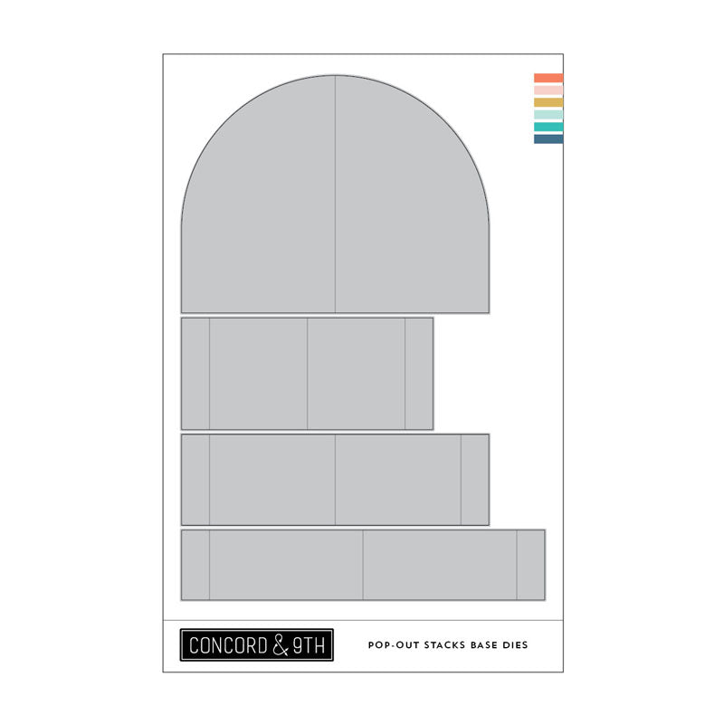 Concord & 9th Dies Pop-out Stacks Base