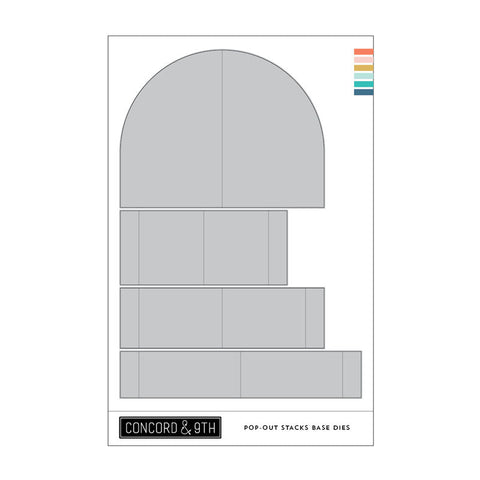 Concord & 9th Dies Pop-out Stacks Base