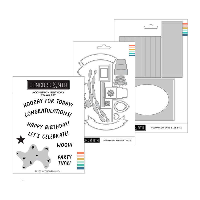 Concord & 9th 3pc Accordion Birthday