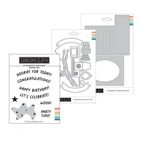 Concord & 9th 3pc Accordion Birthday