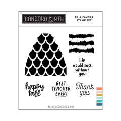 Concord & 9th Clear Stamps Fall Favors