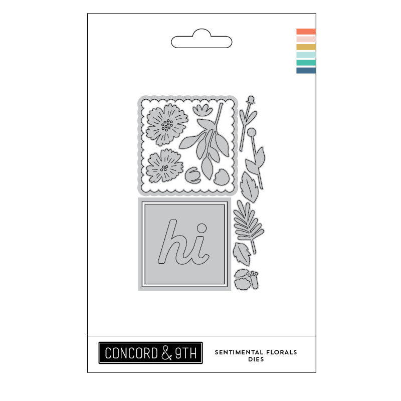 Concord & 9th Dies Sentimental Florals