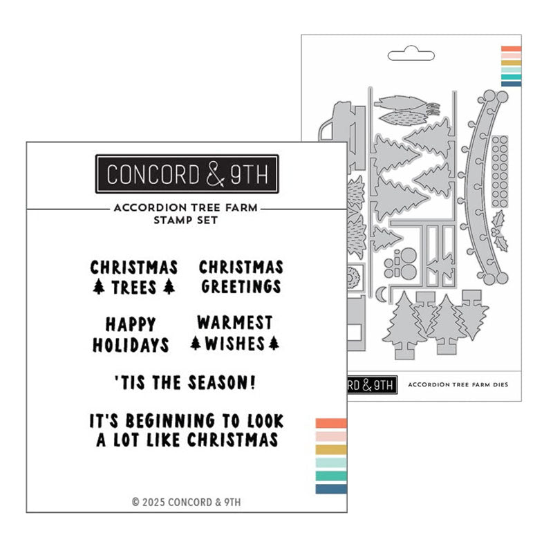 Concord & 9th 2pc Accordion Tree Farm