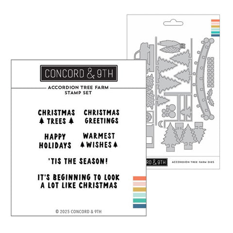 Concord & 9th 2pc Accordion Tree Farm