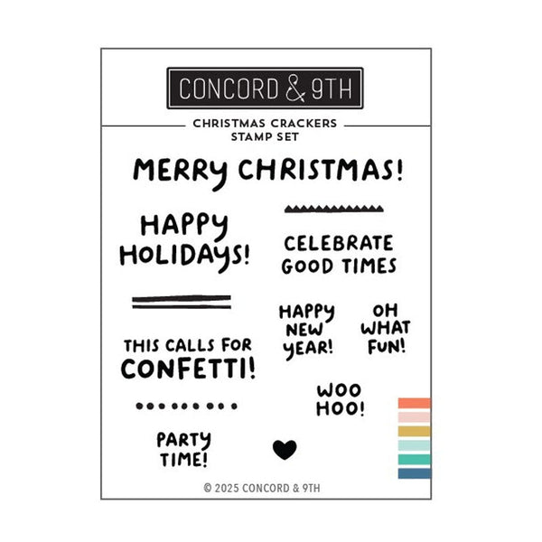 Concord & 9th Clear Stamps Christmas Crackers
