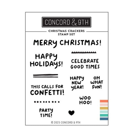 Concord & 9th Clear Stamps Christmas Crackers