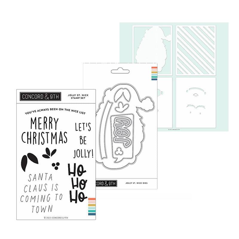 Concord & 9th 3pc Jolly St. Nick