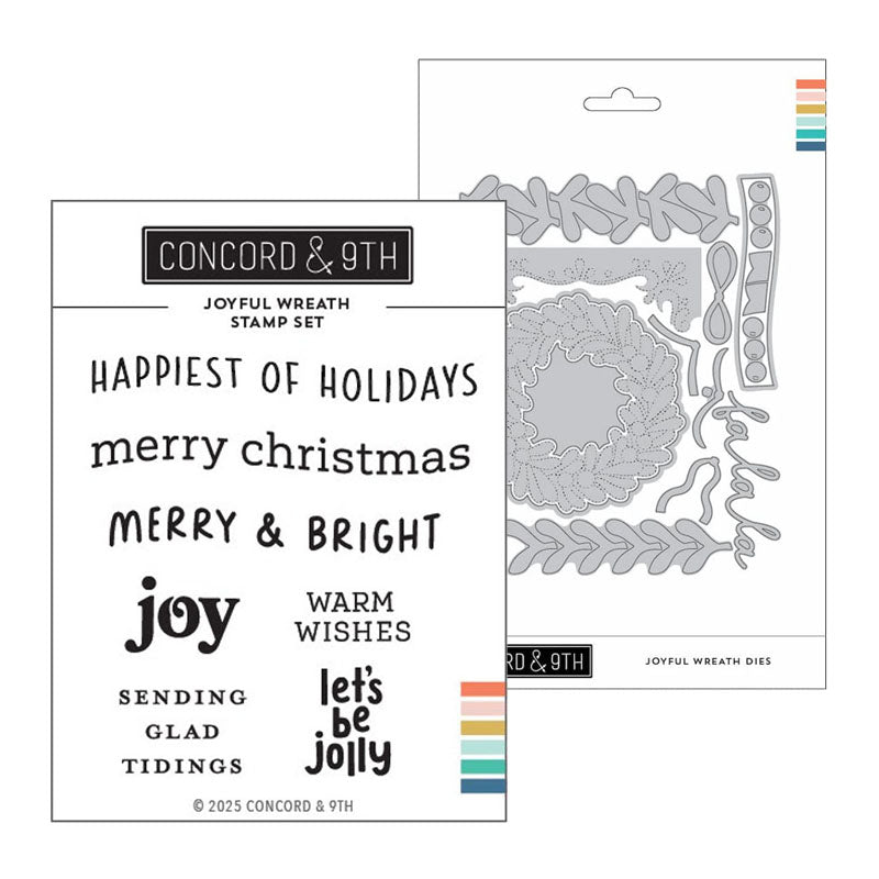 Concord & 9th 2pc Joyful Wreath