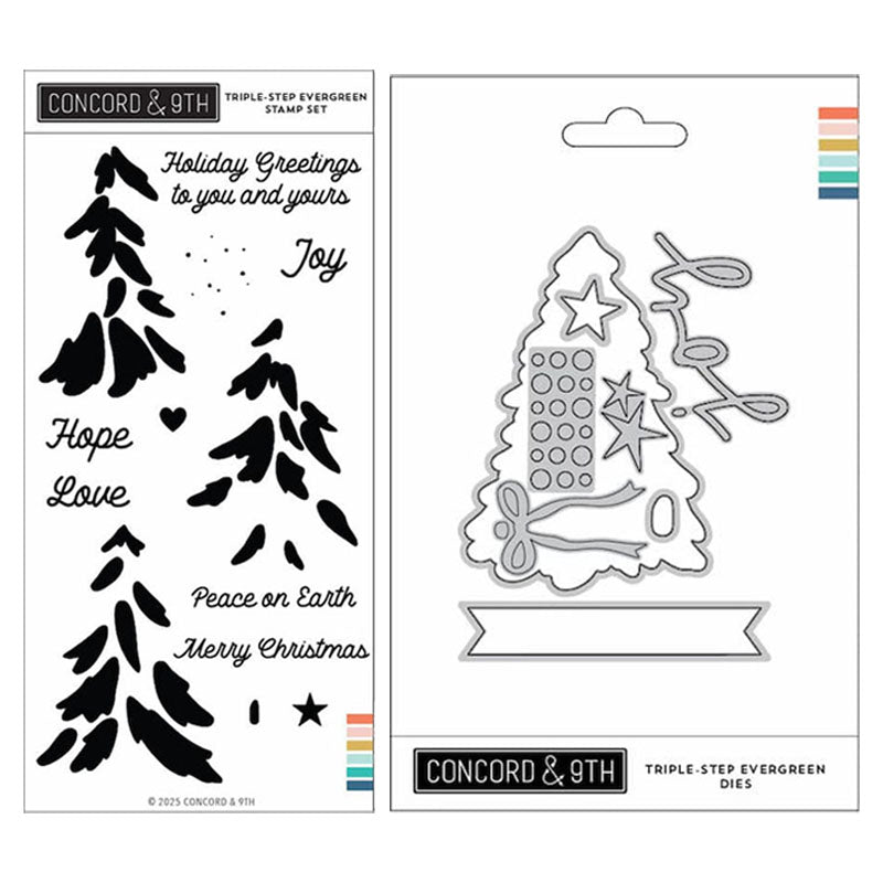 Concord & 9th 2pc Triple-Step Evergreen