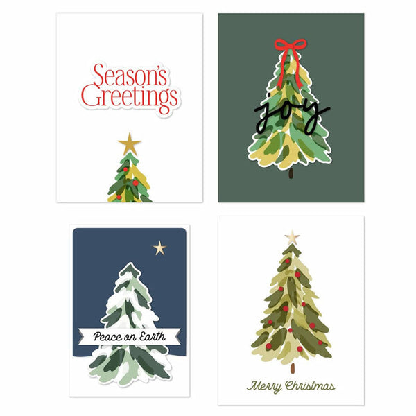 Concord & 9th Clear Stamps Triple-Step Evergreen