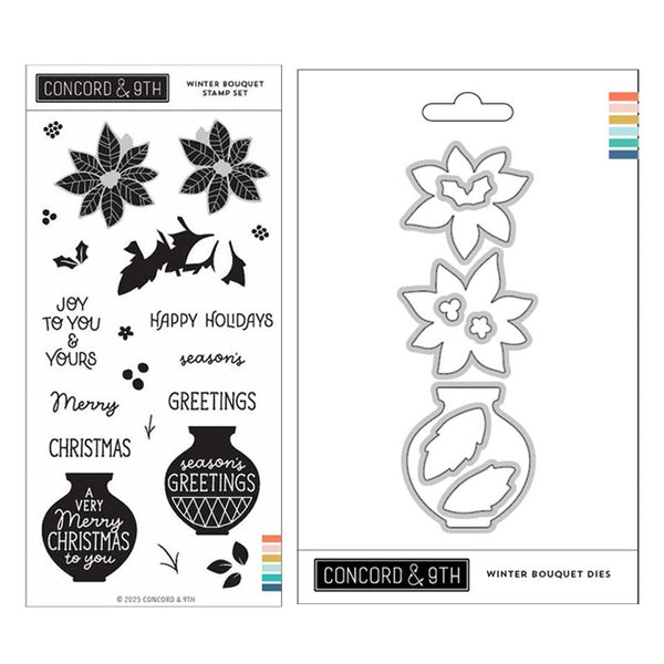 Concord & 9th 2pc Winter Bouquet