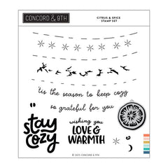 Concord & 9th Clear Stamps Citrus & Spice