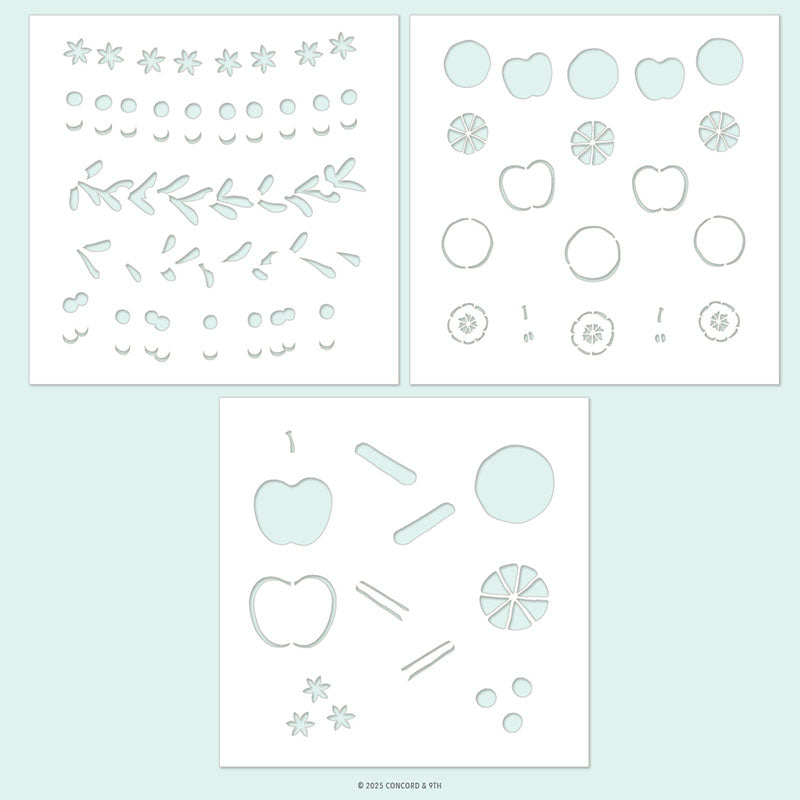 Concord & 9th Stencil Citrus & Spice