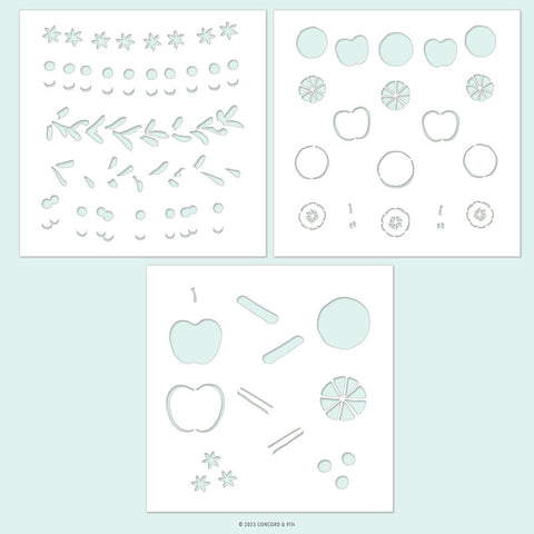 Concord & 9th Stencil Citrus & Spice