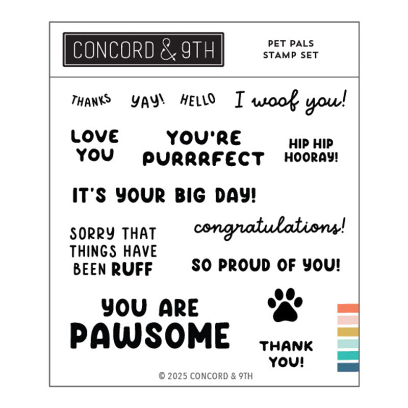 Concord & 9th Clear Stamps Pet Pals