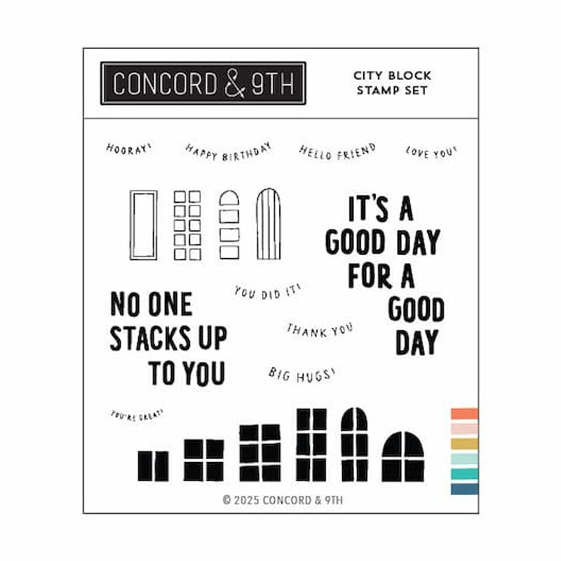 Concord & 9th Clear Stamps City Block
