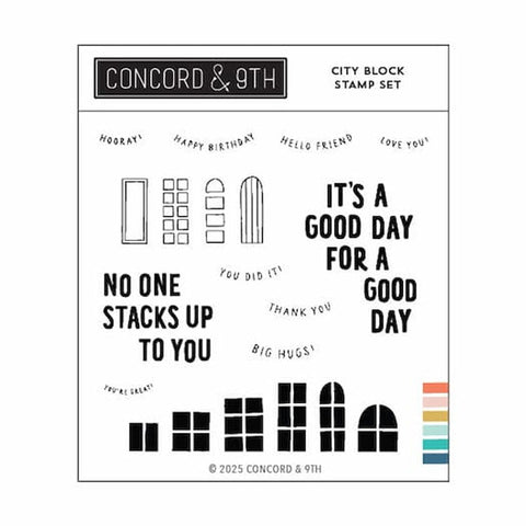 Concord & 9th Clear Stamps City Block