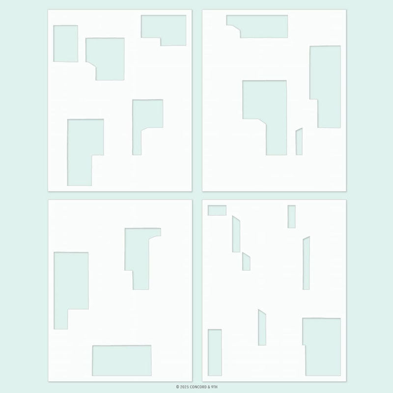 Concord & 9th Stencil City Block