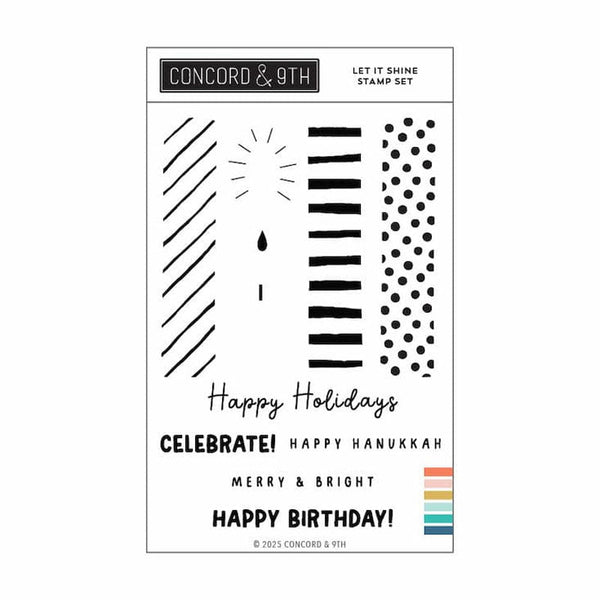 Concord & 9th Clear Stamps Let It Shine