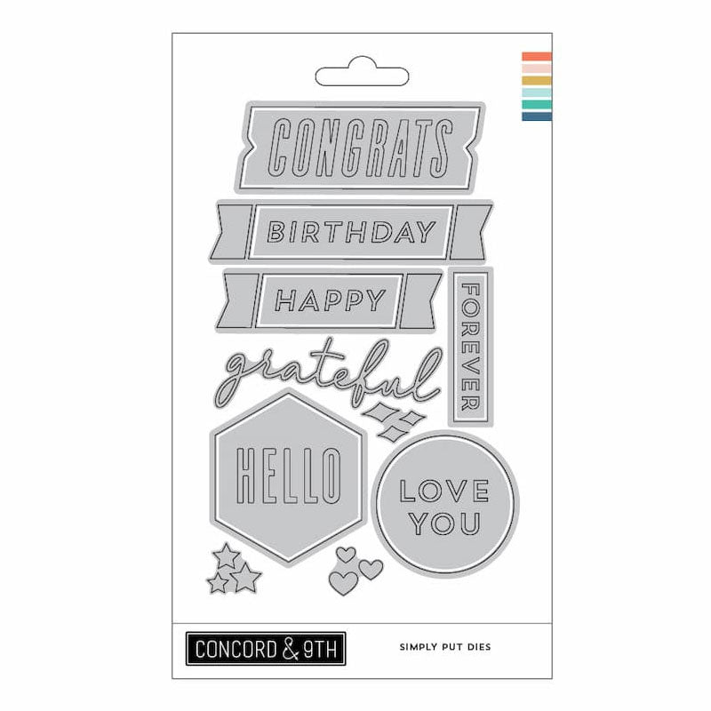 Concord & 9th Dies Simply Put