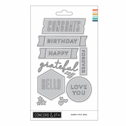 Concord & 9th Dies Simply Put