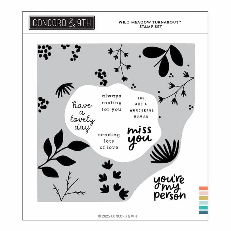 Concord & 9th Clear Stamps Wild Meadow Turnabout