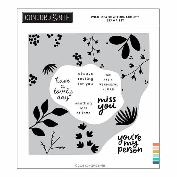Concord & 9th Clear Stamps Wild Meadow Turnabout