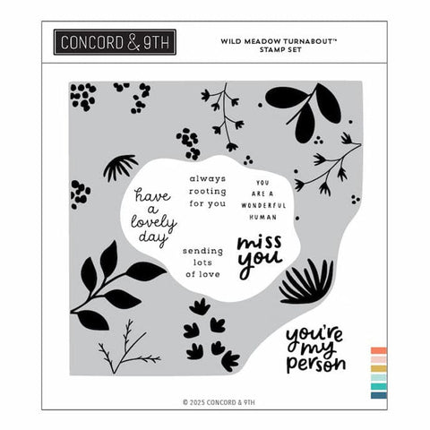 Concord & 9th Clear Stamps Wild Meadow Turnabout