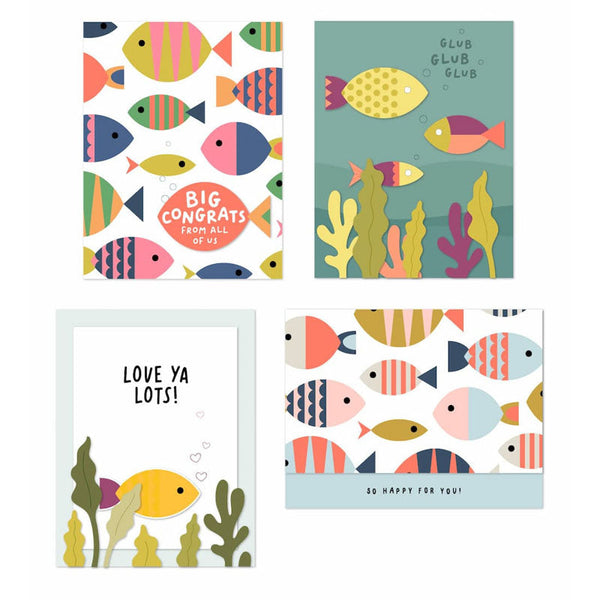 Concord & 9th Clear Stamps Fish Friends