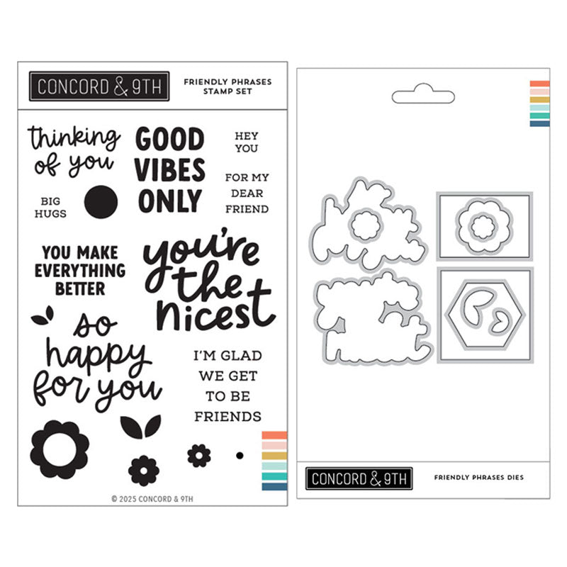 Concord & 9th 2pc Friendly Phrases