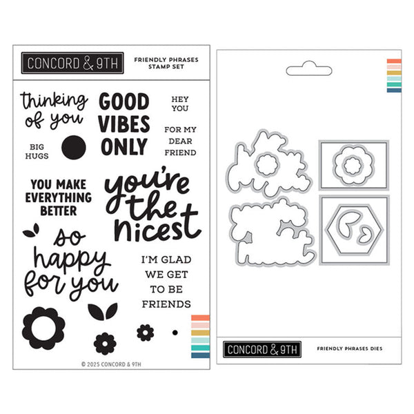 Concord & 9th 2pc Friendly Phrases