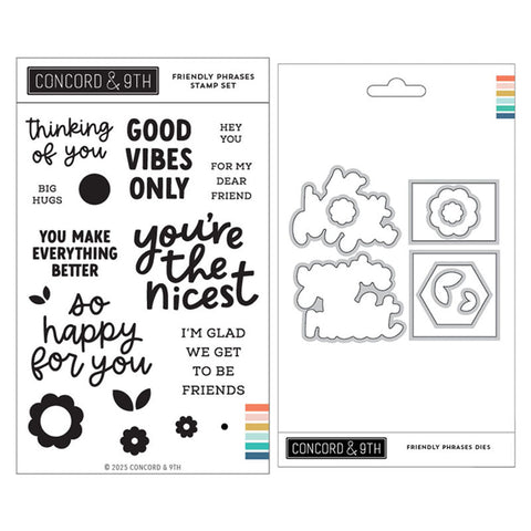 Concord & 9th 2pc Friendly Phrases