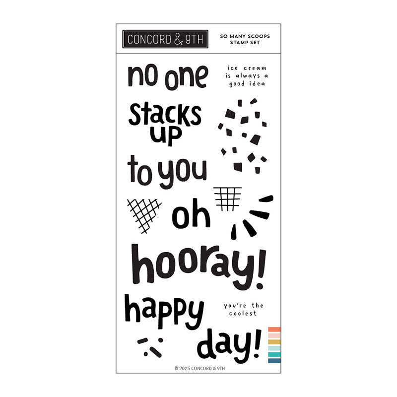 Concord & 9th Clear Stamps So Many Scoops