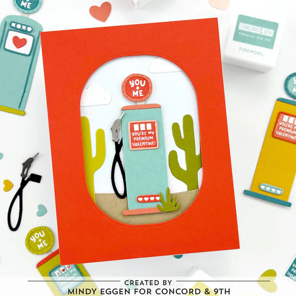 Concord & 9th Clear Stamps Fueled With Love