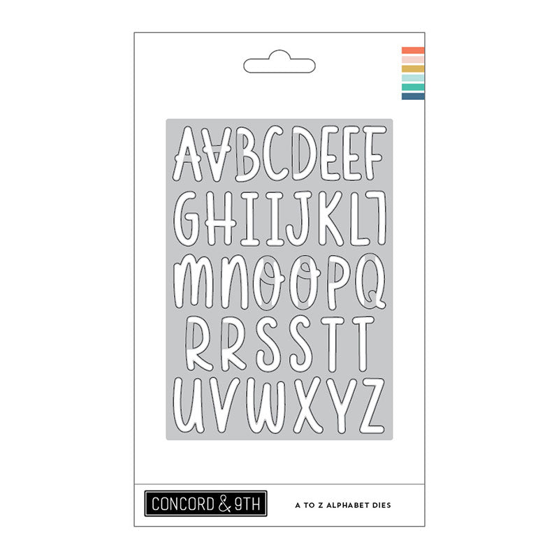 Concord & 9th Dies A to Z Alphabet