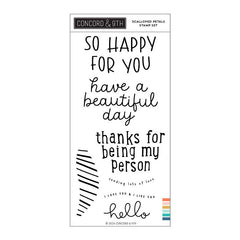 Concord & 9th Clear Stamps Scalloped Petals