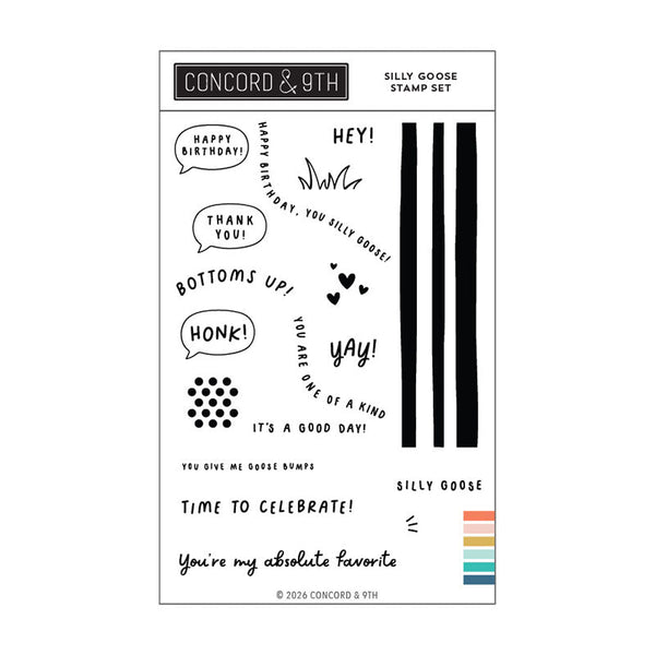 Concord & 9th Clear Stamps Silly Goose