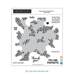 Concord & 9th Clear Stamps Speckled Turnabout
