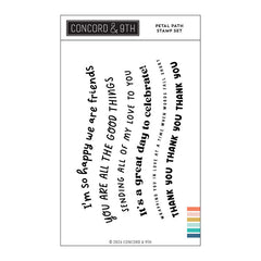 Concord & 9th Clear Stamps Petal Path